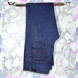 UK Vigoss British Y2K Raw Hem Rare Medium Wash Denim Jeans Women’s 7 / 8